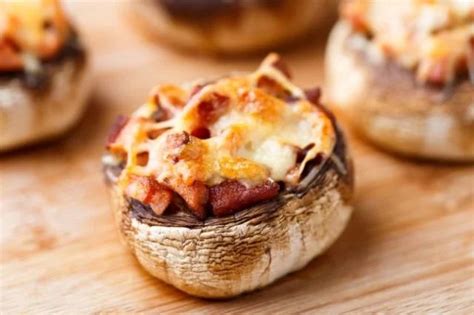 Ilustračná fotka plnených šampiňónov