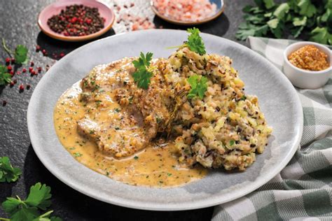 Bravčová krkovička na panvici