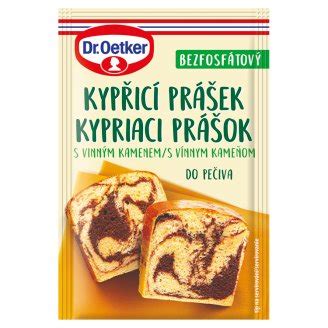 Zloženie prášku do pečiva