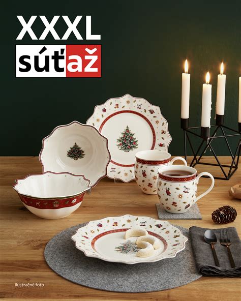 Ukážka rôznych porcelánových mís značky Villeroy & Boch