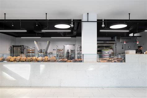 Interiér modernej pekárne