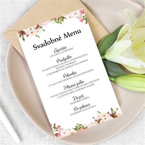 Svadobné menu