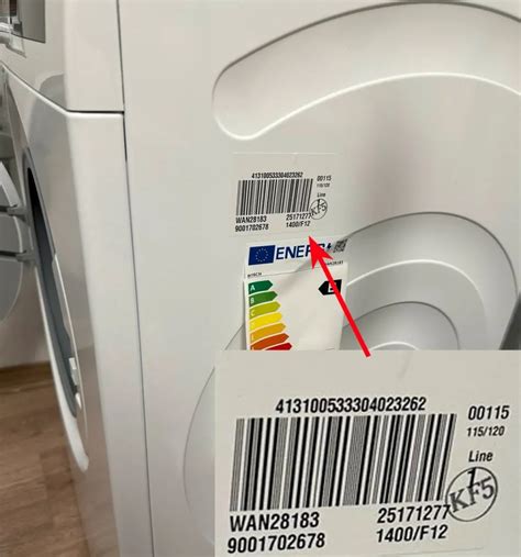 Sériové číslo na spotrebiči Electrolux