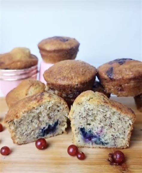 Zdravé celozrnné muffiny s ovocím