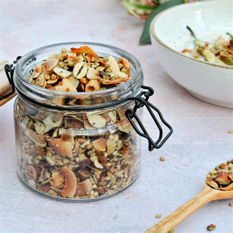 Chrumkavá domáca granola