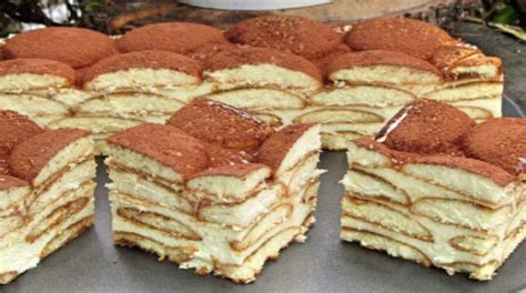 vrstvy tiramisu bez vajec