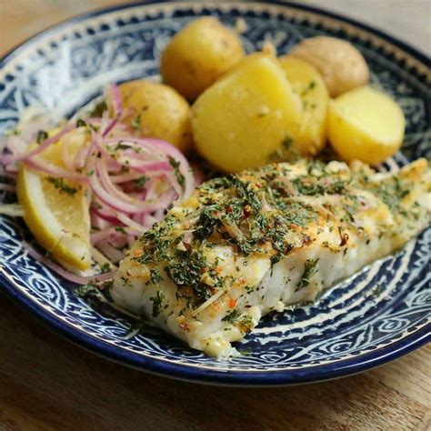 Pečená treska v rúre s bylinkami