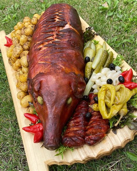 Hotové grilované prasiatko