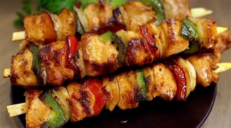 Grilované kuracie špízy