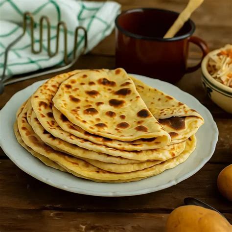 Hotové zemiakové lokše pripravené na konzumáciu