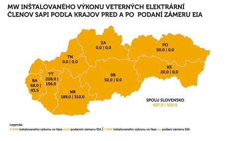 Mapa cukrární na Slovensku