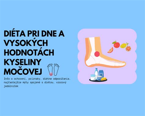 Infografika o hladine kyseliny močovej v tele