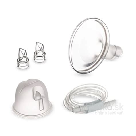 Rôzne veľkosti prsných nadstavcov na odsávačku mlieka