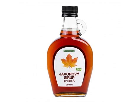 Javorový sirup a pomaranče