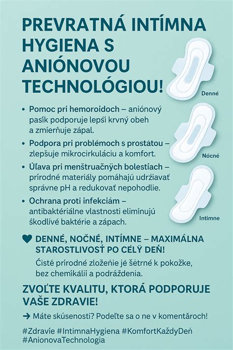Infografika o správnej intímnej hygiene