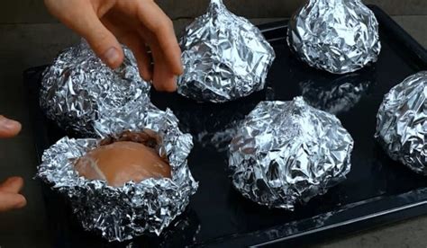 Ilustrácia cvikly pripravenej na pečenie v alobale