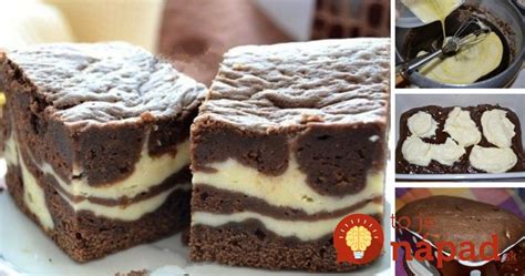 Dvojfarebný domino koláč