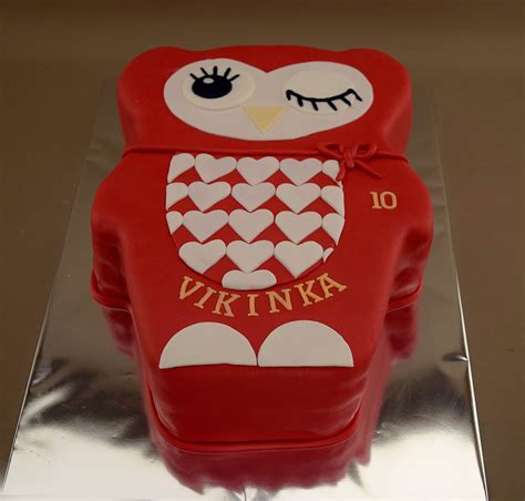 Torta v tvare sovy