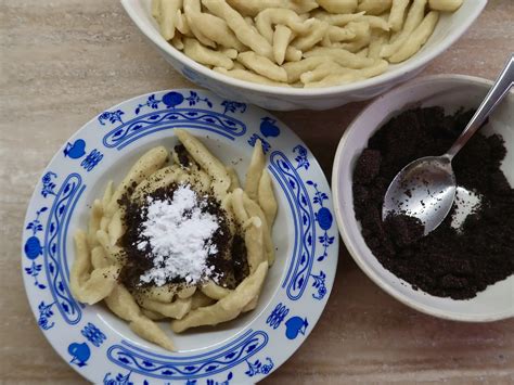 Zmrazené šúľance pripravené na varenie