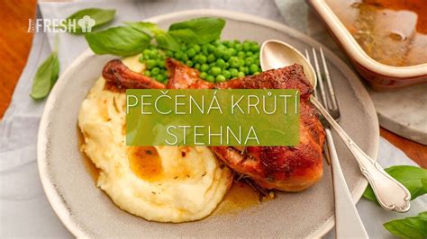 Krůtí stehna s šalotkami a bylinkami