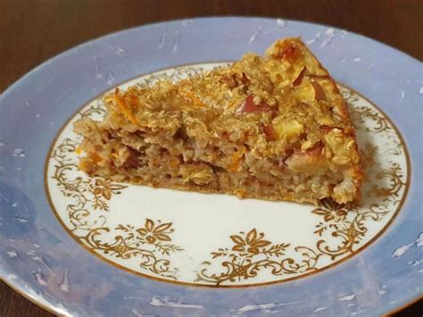 Mrkvový koláč s ovsenými vločkami