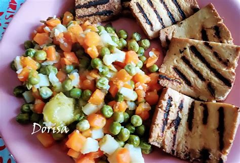 Grilované tofu so zeleninou