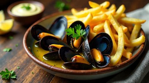 Moules frites - mušle s hranolkami