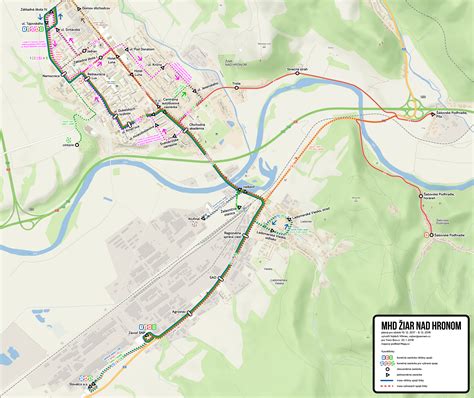 Mapa Žiaru nad Hronom s vyznačenou prevádzkou Krempek