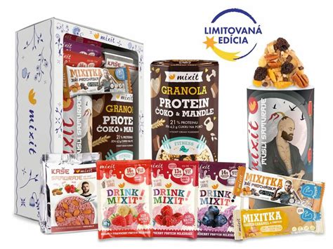 rozličné proteínové produkty pre deti a športovcov