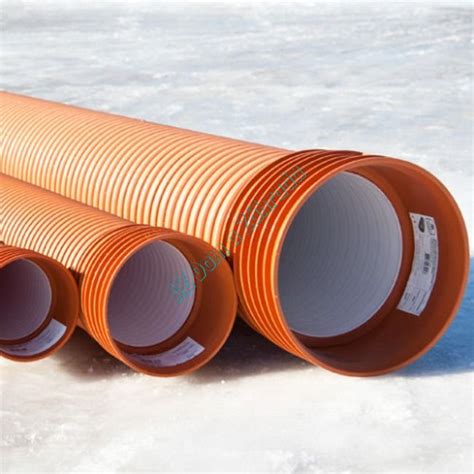 Schéma korugovanej rúry s hrdlom