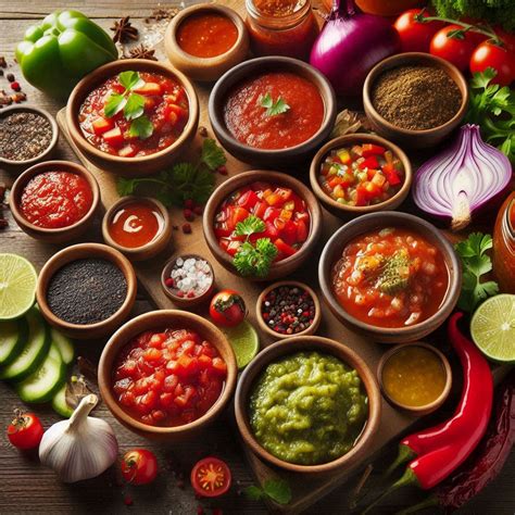 Zloženie ingrediencií na čili-bylinkovú salsu