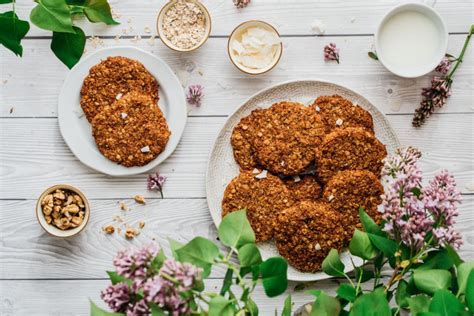 Ingrediencie na ovsené sušienky s kokosom