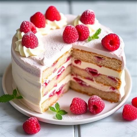 Vrstvenie malinovej torty