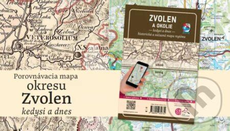 Mapa regiónu Zvolen a okolitých miest