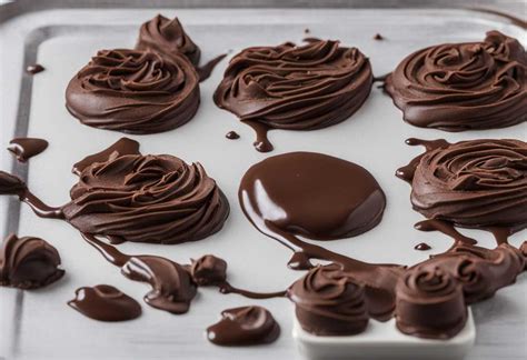 Ukážka rôznych použití ganache: poleva na tortu, pralinky, lanýže