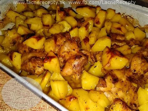 Zapečené kuracie stehná s bylinkami a zemiakmi