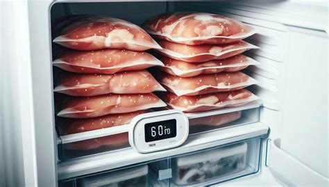 infografika správneho skladovania mäsa v chladničke a mrazničke