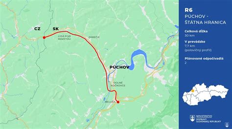 Mapa Púchova s vyznačenou ulicou Svätoplukova