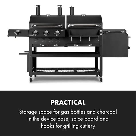 Hybridný gril Klarstein Kingsville Smoker