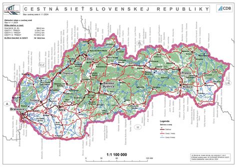 Mapa pútnických ciest na Slovensku