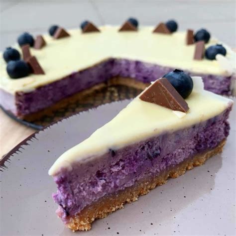 čučoriedkový cheesecake
