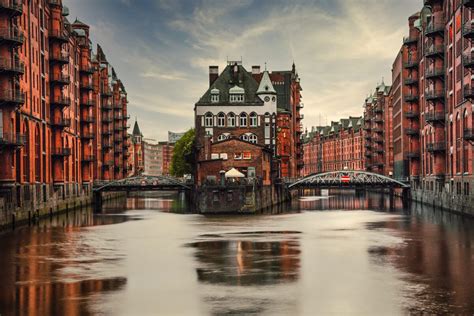 Speicherstadt, skladisková štvrť zapísaná na UNESCO