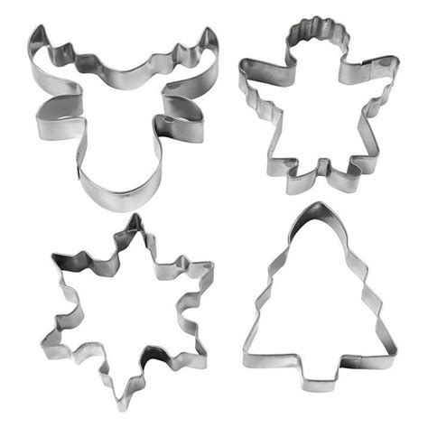 Rôzne tvary vykrajovačiek na tortu