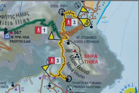 Mapa okolia Starej Ľubovne s vyznačenými turistickými atrakciami