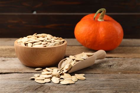 Rôzne druhy tekvicových semienok