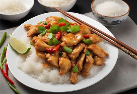 Ilustračná fotografia pikantného kuracieho mäsa na čínsky spôsob