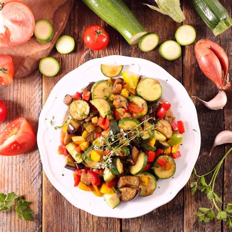 Fotografia hotového jedla Ratatouille