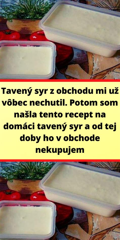 Domáci tavený syr pripravený na konzumáciu
