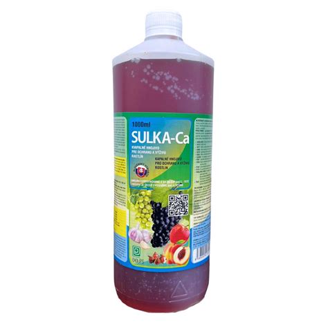 Zloženie hnojiva SULKA - Ca