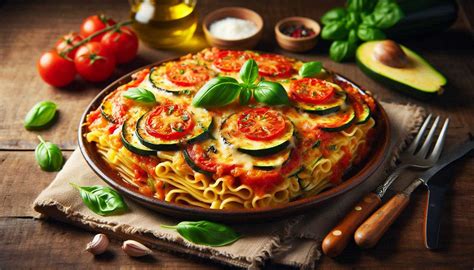 Ilustračná fotka zapekaných cestovín s cuketou